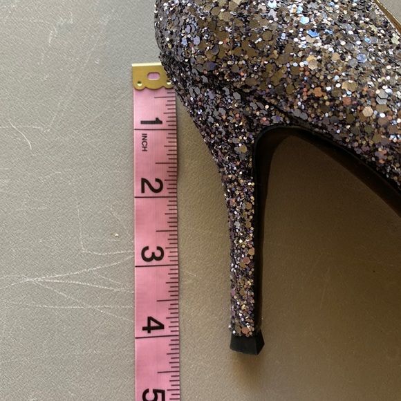 Nine West Flax Pewter Sparkle heels - Picture 9 of 9